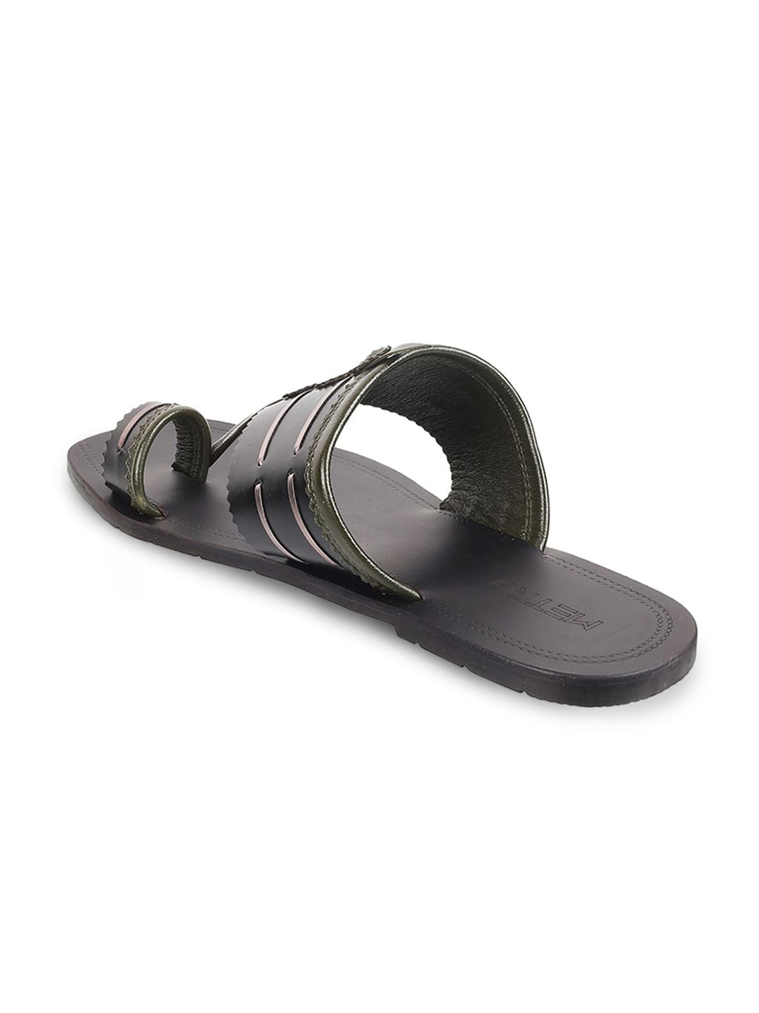 Metro Men One Toe Leather Comfort Sandals