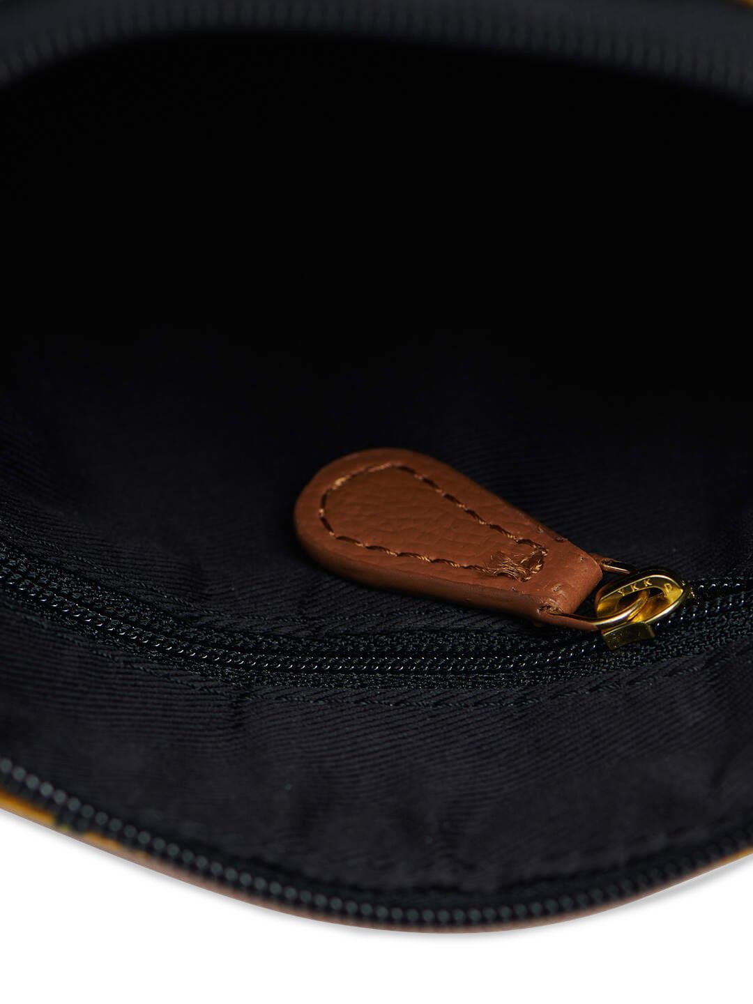 TEAL BY CHUMBAK Floral Printed Structured Sling Bag