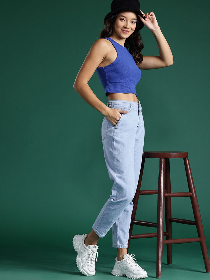 DressBerry Women Mom Fit Stretchable Jeans