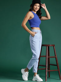 DressBerry Women Mom Fit Stretchable Jeans