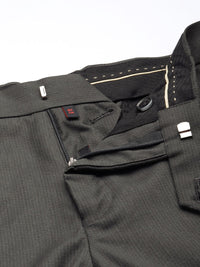 Raymond Men Textured Slim Fit Formal Trousers