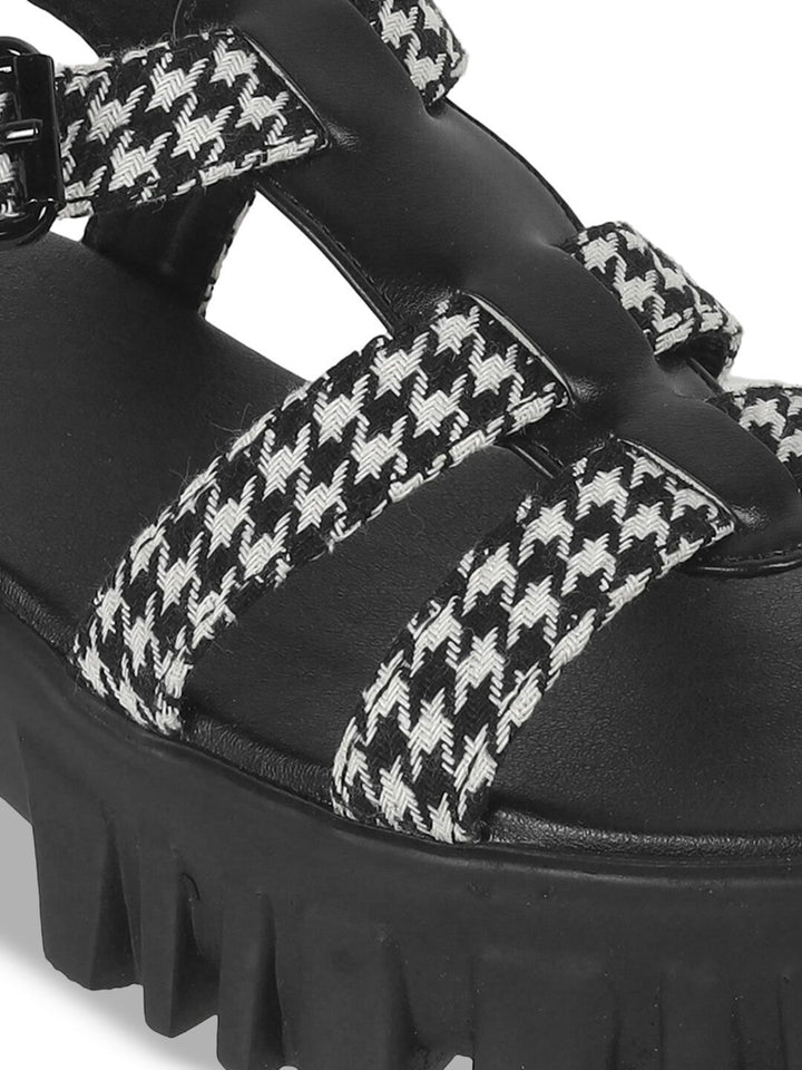 Mochi Women Open Toe Backstrap Block Heel Sandals