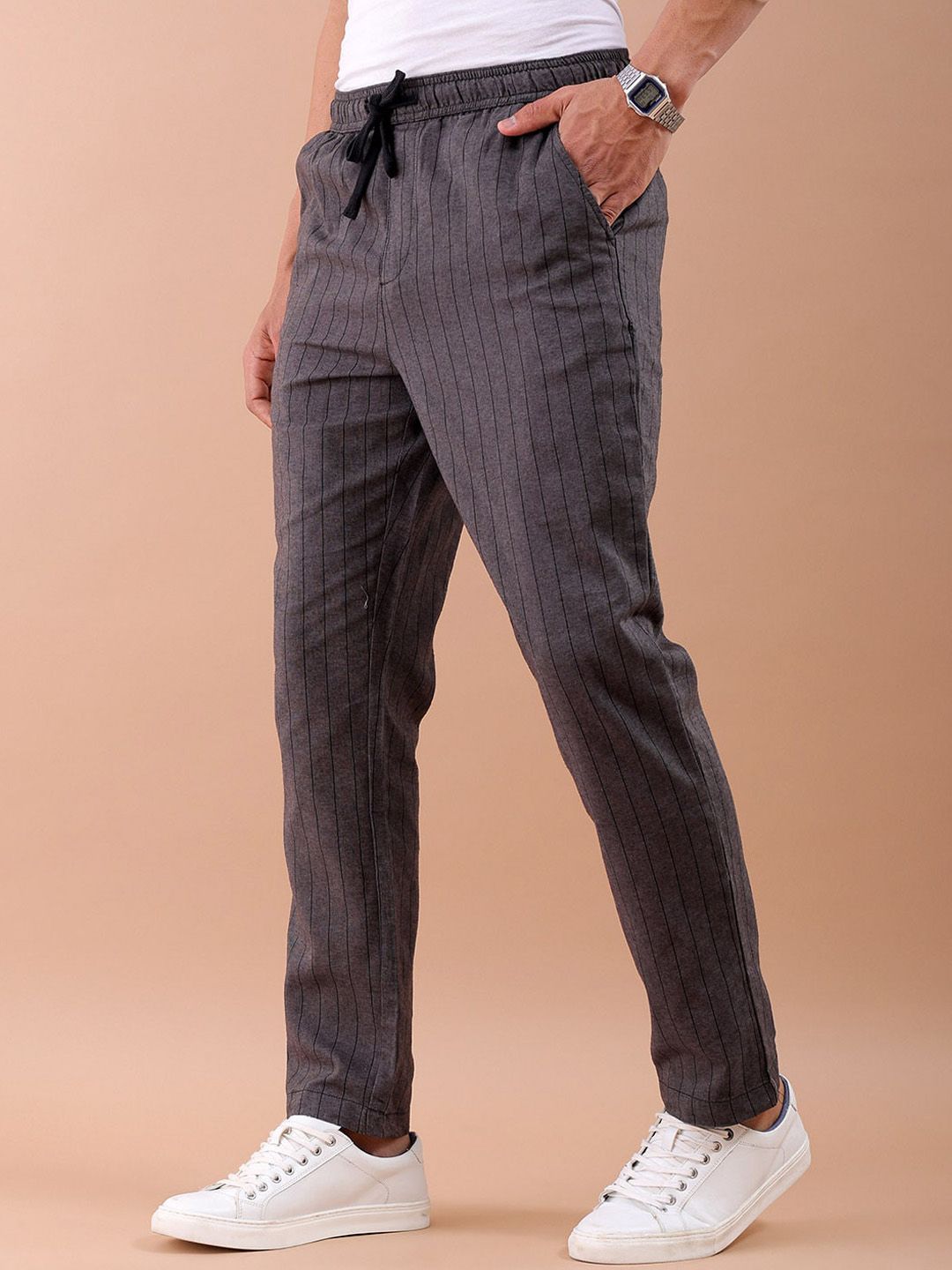The Indian Garage Co Striped Trouser