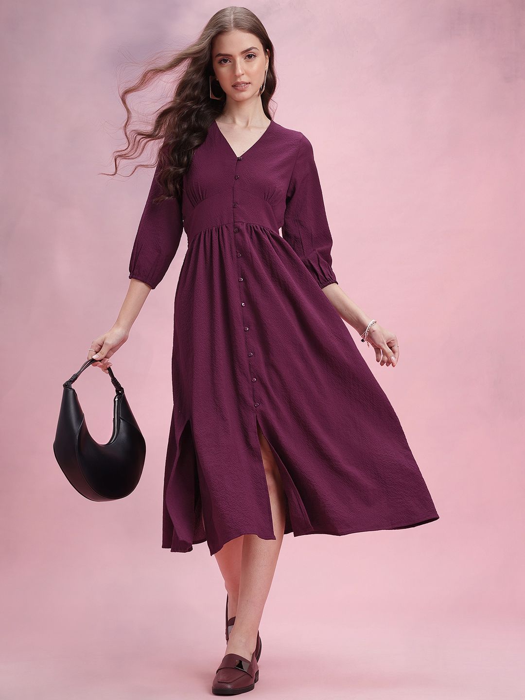 DressBerry A-Line Midi Dress