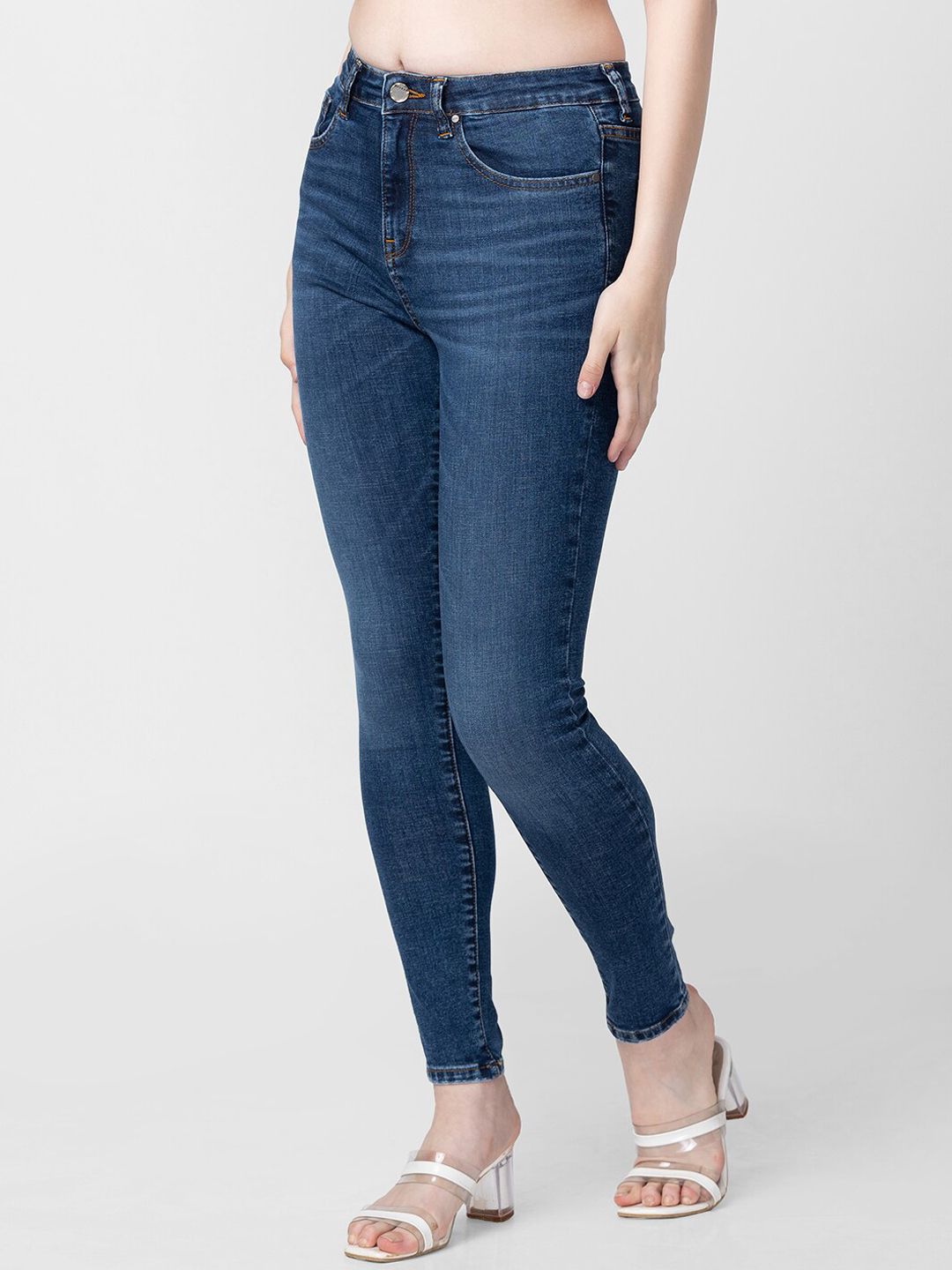 SPYKAR Women Super Skinny Fit Light Fade Cotton Jeans