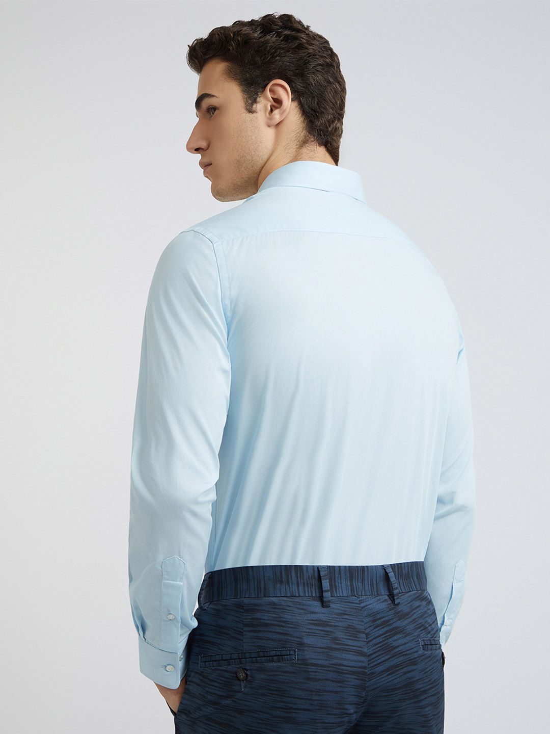 Park Avenue Pure Cotton Slim Fit Baju Formal Legap