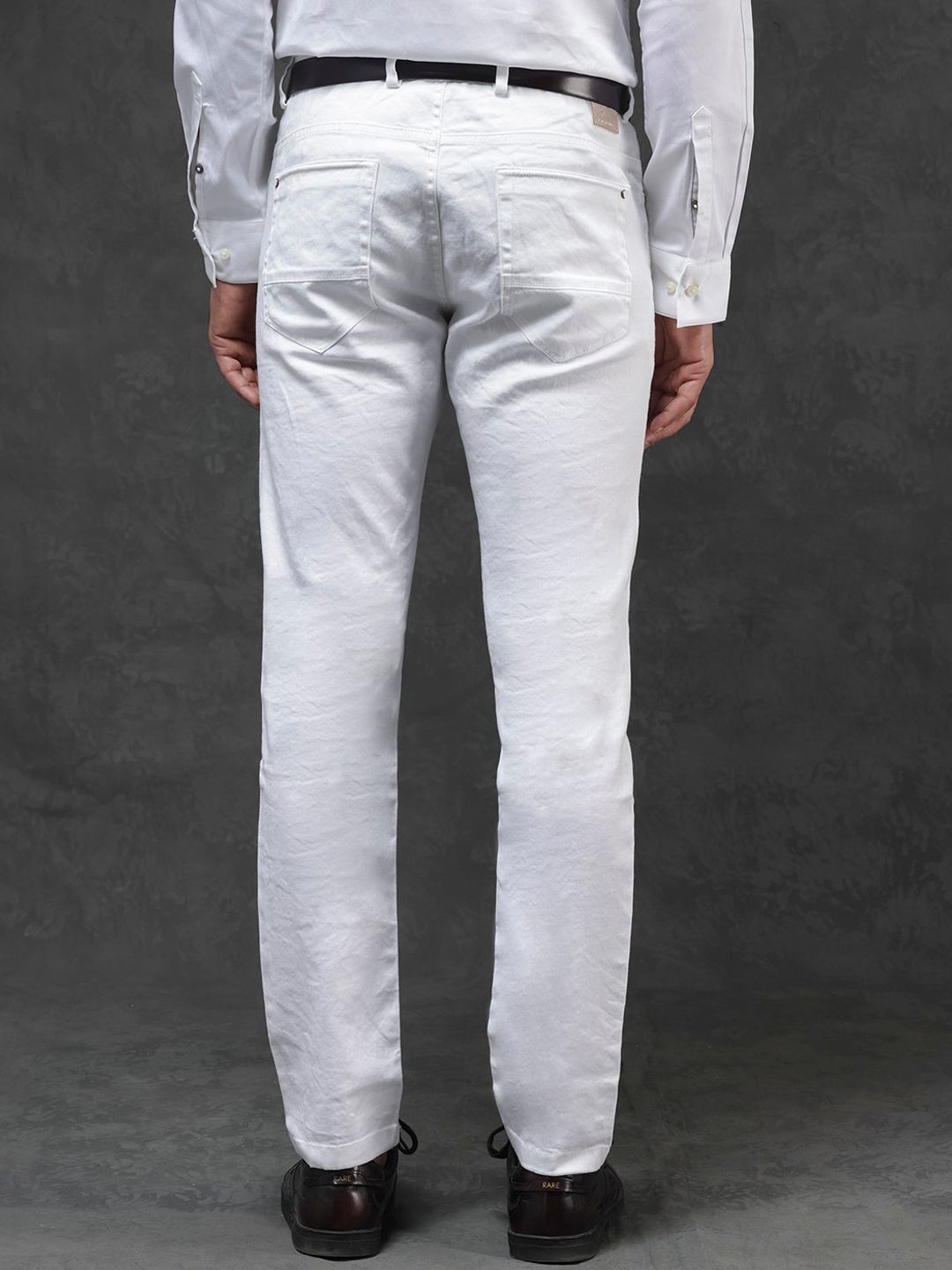 RARE RABBIT Men Expore Mid Rise Regular Fit Trouser