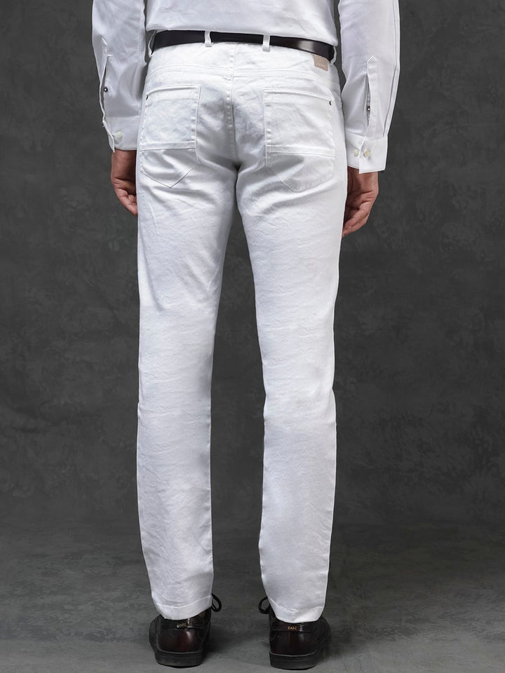 RARE RABBIT Men Expore Mid Rise Regular Fit Trouser