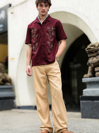 Eszett Men Classic Floral Printed Casual Shirt