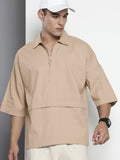 The Indian Garage Co. Oversized Fit Pure Cotton Casual Shirt