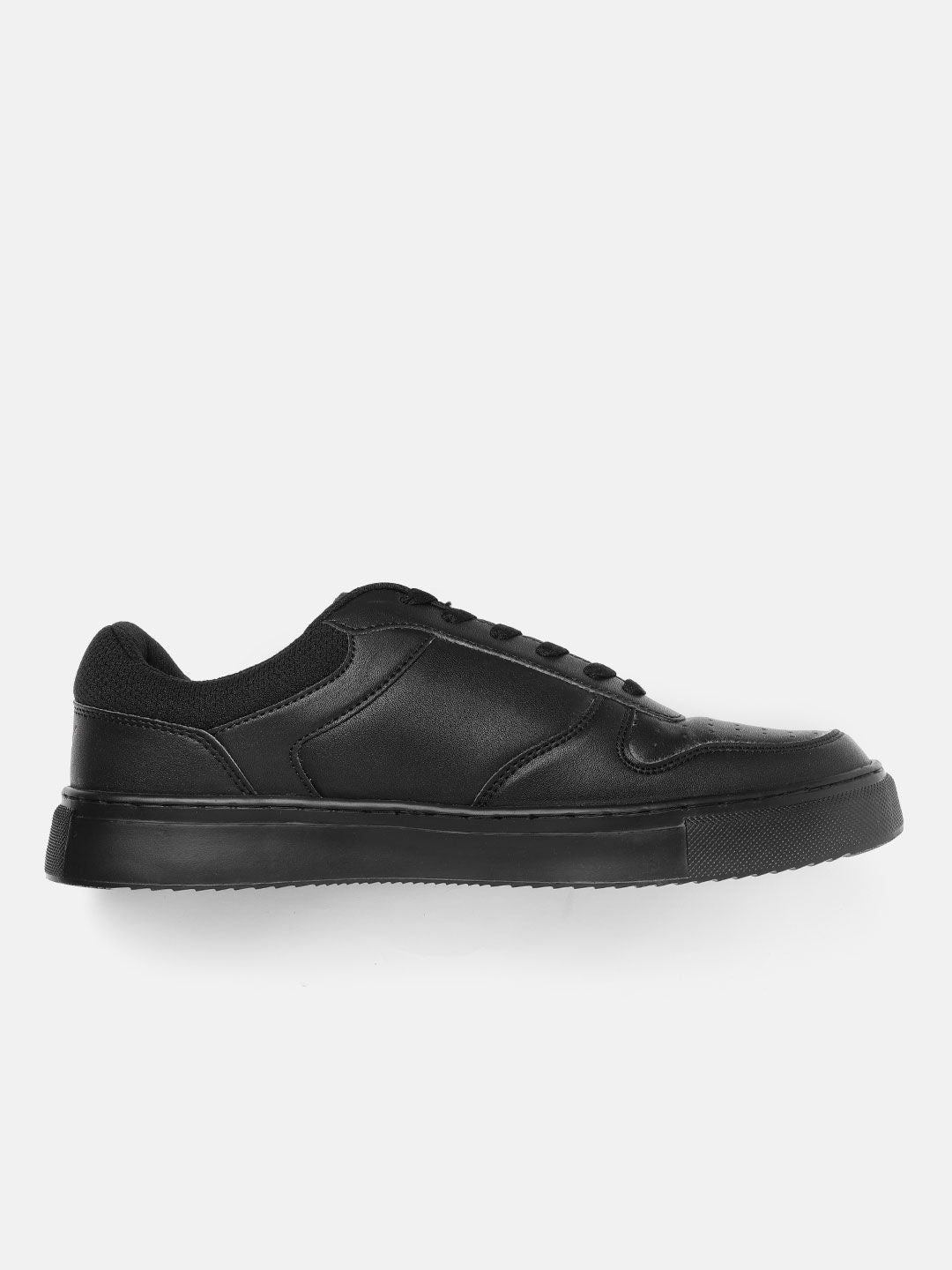 HRX by Hrithik Roshan Men Black Perforated Sneakers