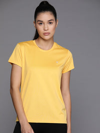HRX by Hrithik Roshan Reflective Elements Detailed Rapid-Dry Training T-shirt