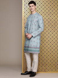 House of Pataudi Ethnic Motifs Printed Jashn Kurta