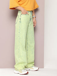 DILLINGER Loose Relaxed Fit Acid Wash Jeans
