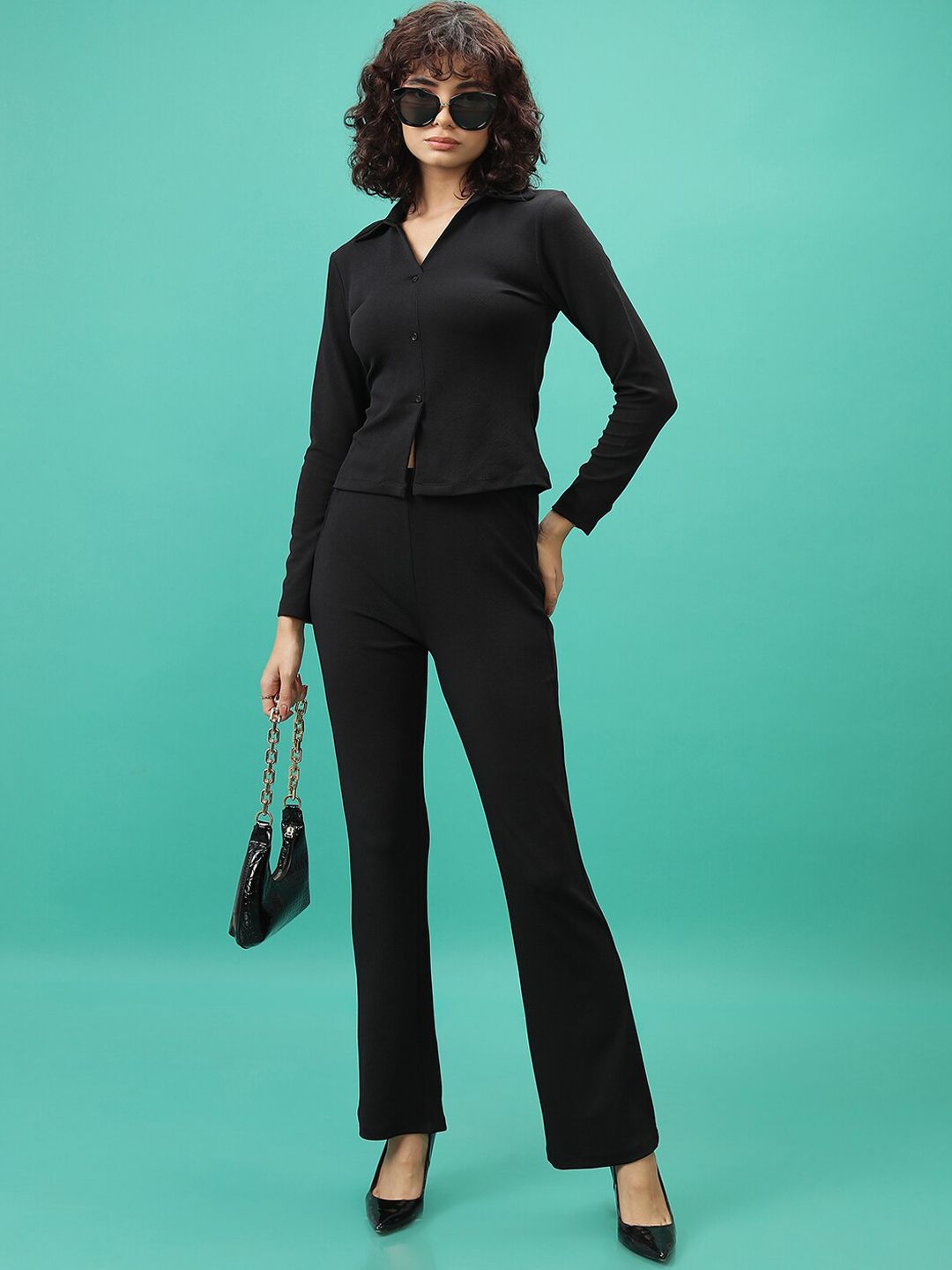 Tokyo Talkies Button Down Shirt with Bootcut Trouser