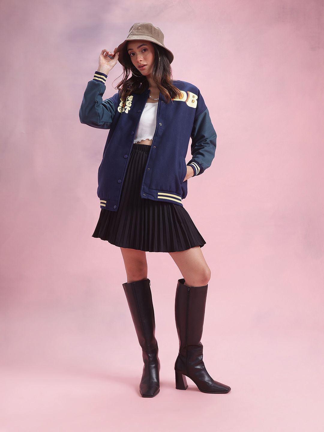 DressBerry Printed Bomber Jacket