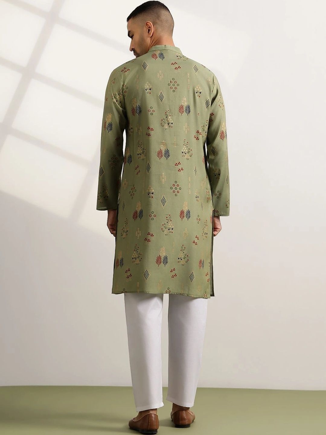 Anouk Men Ethnic Motifs Printed Regular Kurta with Pyjamas