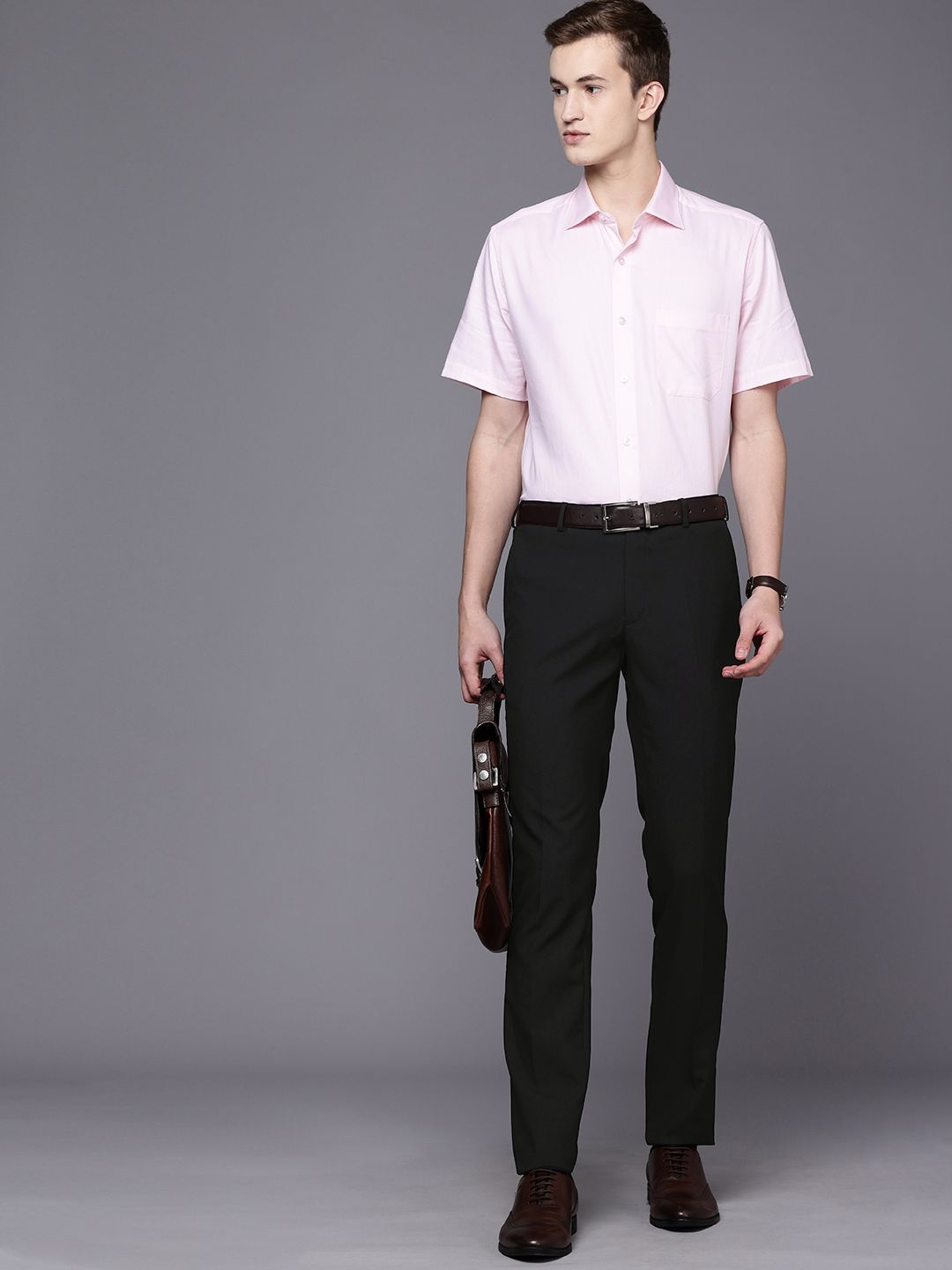 Raymond Men Slim Fit Formal Trousers