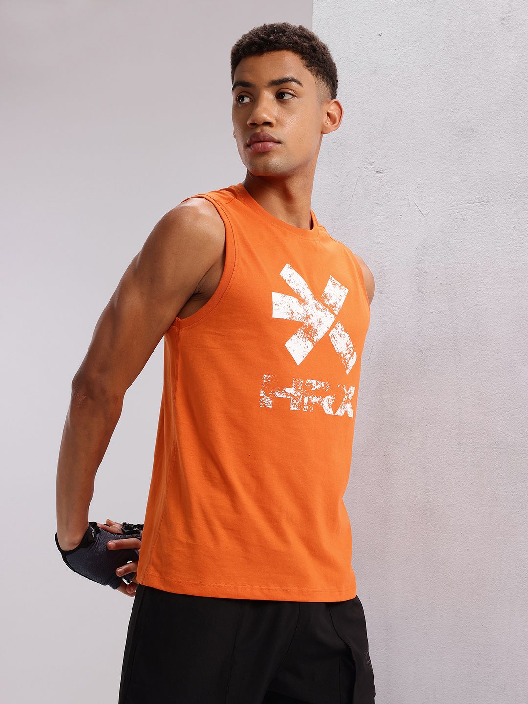 HRX by Hrithik Roshan Men Brand Logo Printed T-shirt