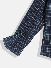 Monte Carlo Boys Tartan Checked Casual Smart Fit Shirt