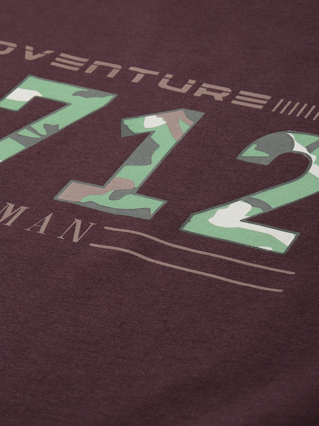 Being Human Typography Printed Pure Cotton Slim Fit T-shirt