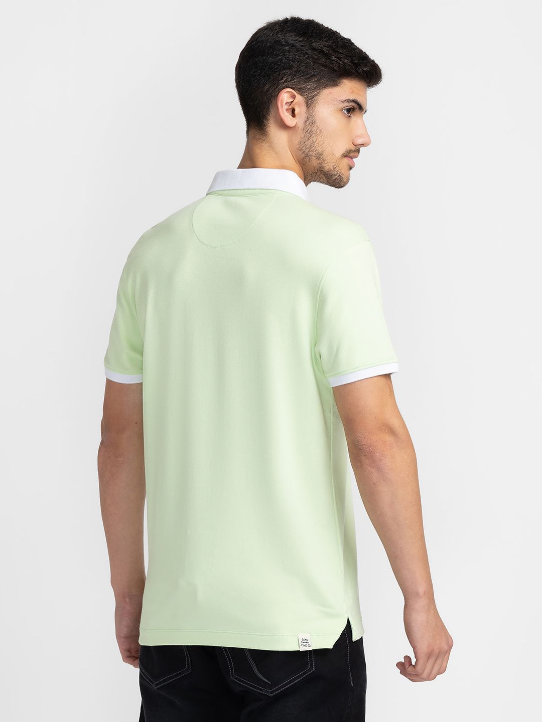Being Human Polo Collar Pure Cotton T-shirt