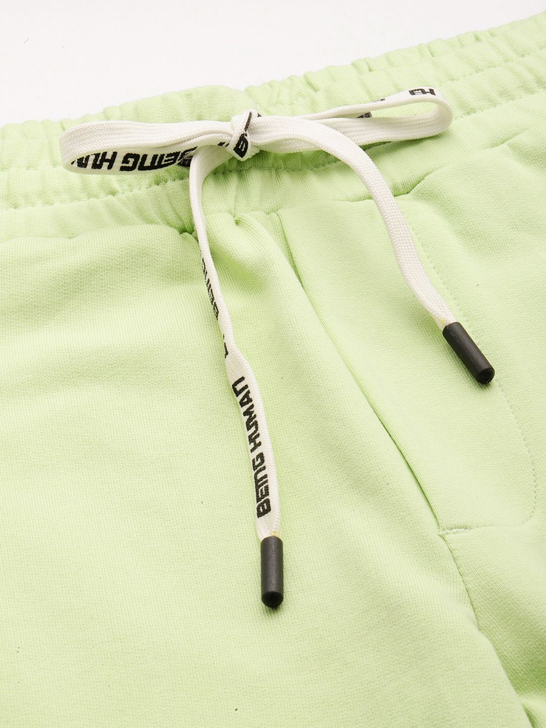 Being Human Men Knitted Striped Pure Cotton Joggers