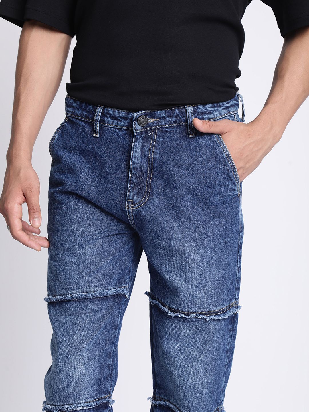 Bene Kleed Men Relaxed Fit Light Fade Jeans