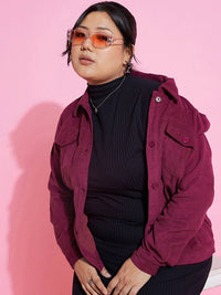 SASSAFRAS Curve Striped Corduroy Tailored Jacket