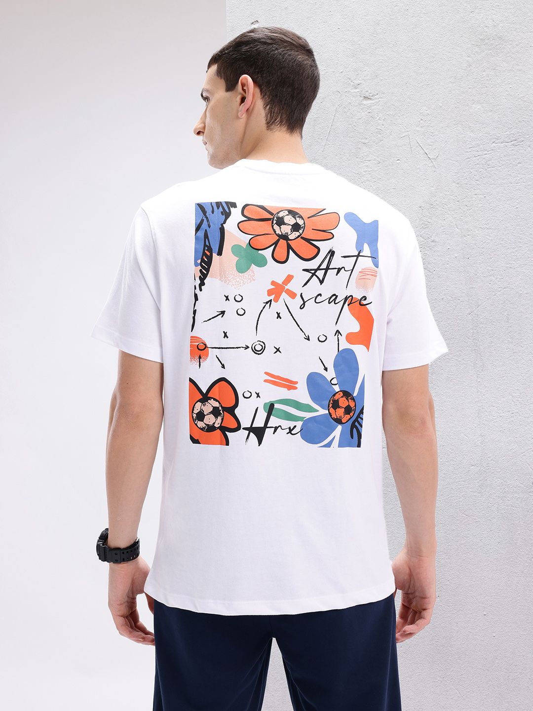 HRX by Hrithik Roshan Printed Relaxed Lifestyle T-shirt
