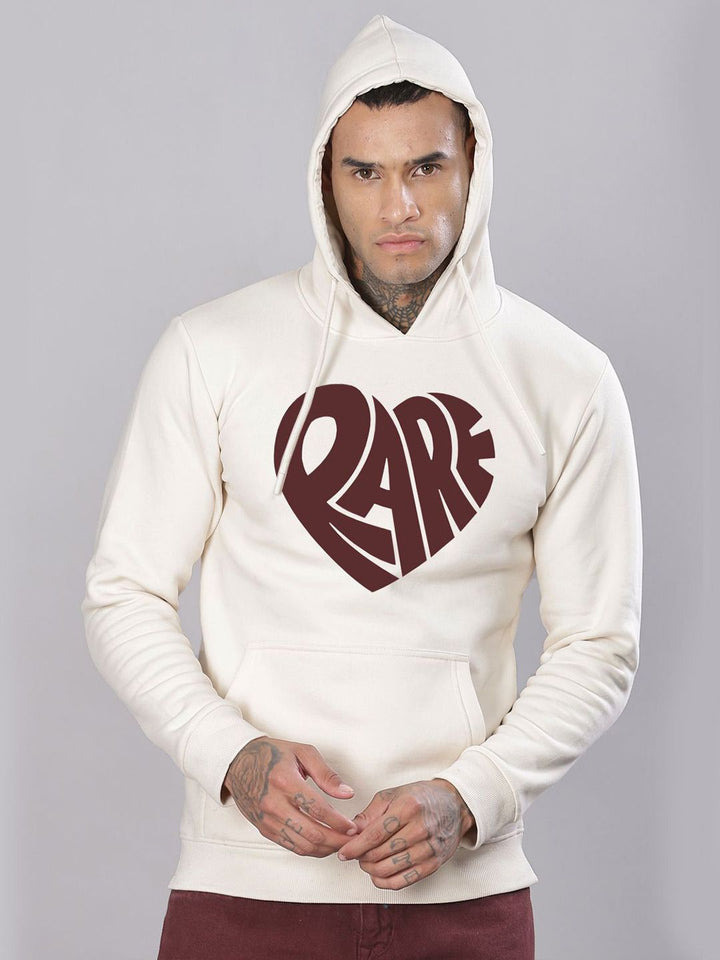 ADRO Men Cotton Long Sleeves Printed Hooded Sweatshirt