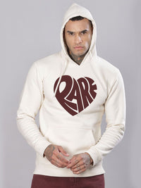 ADRO Men Cotton Long Sleeves Printed Hooded Sweatshirt