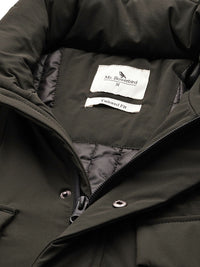 Mr Bowerbird Tailored Fit Hooded Padded Jacket