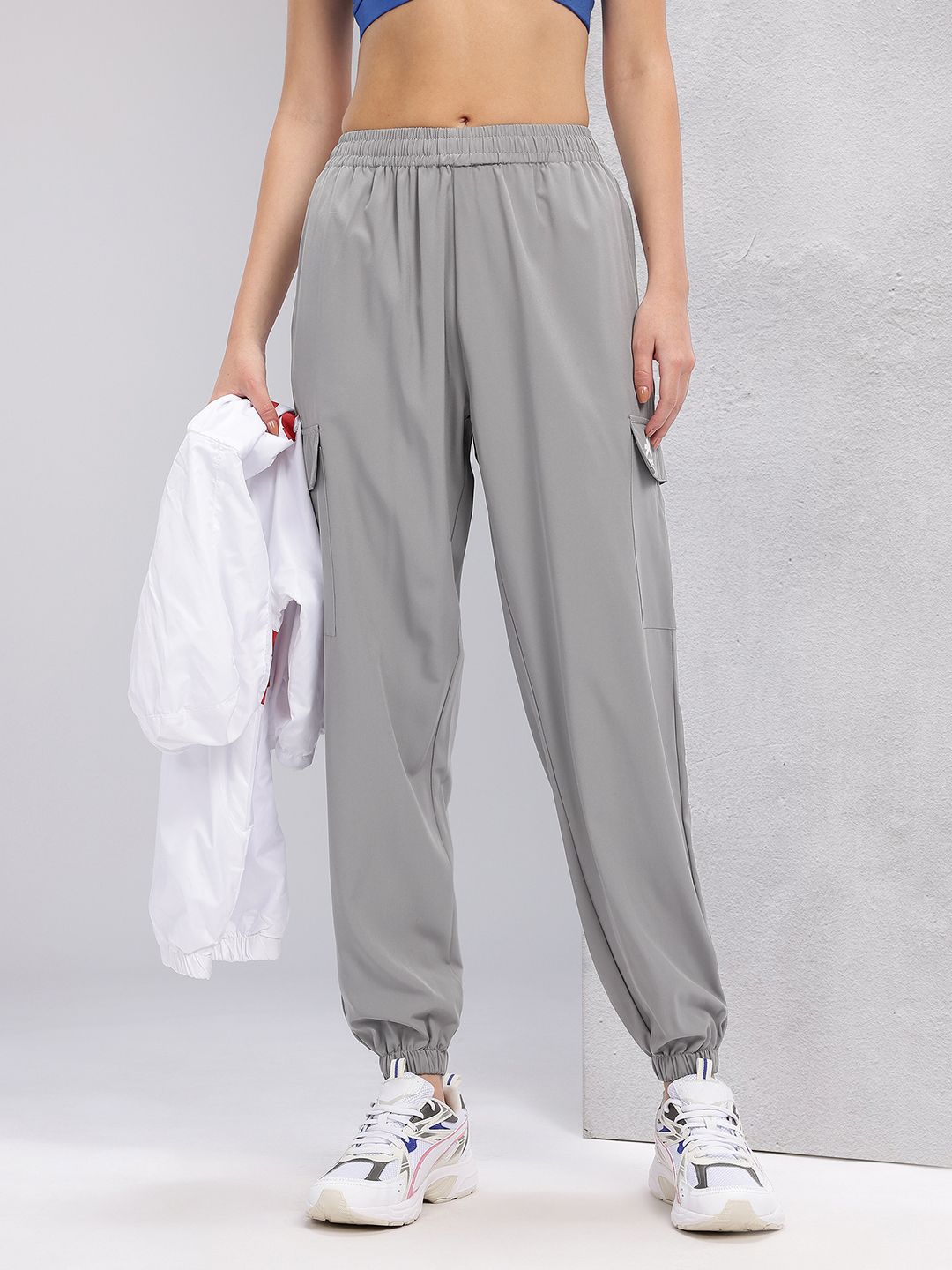 HRX by Hrithik Roshan Women Rapid-Dry Training Cargo Joggers
