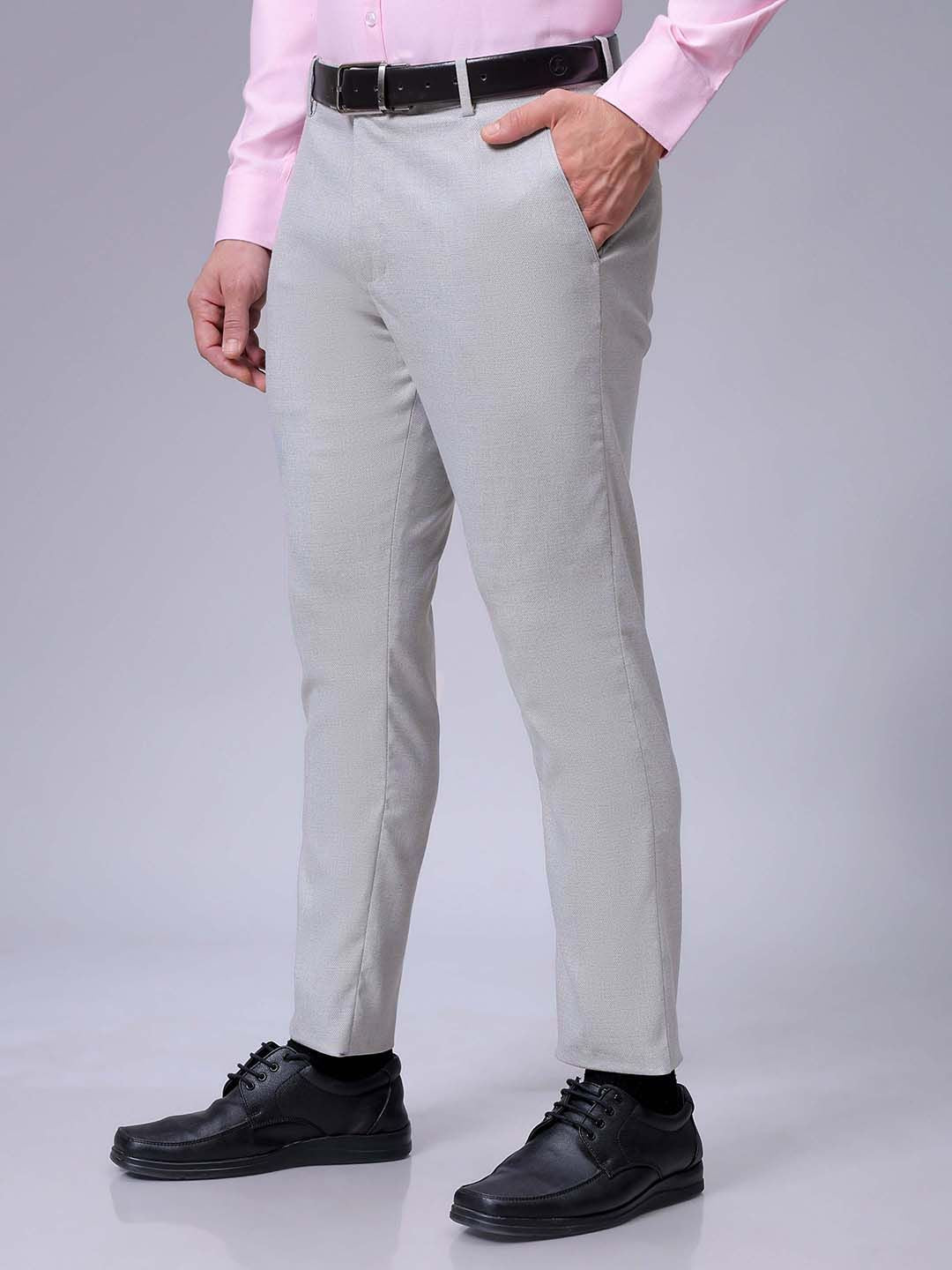 The Indian Garage Co. X Luxe Men Slim Fit Formal Trousers