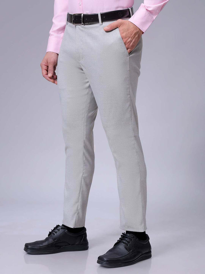 The Indian Garage Co. X Luxe Men Slim Fit Formal Trousers