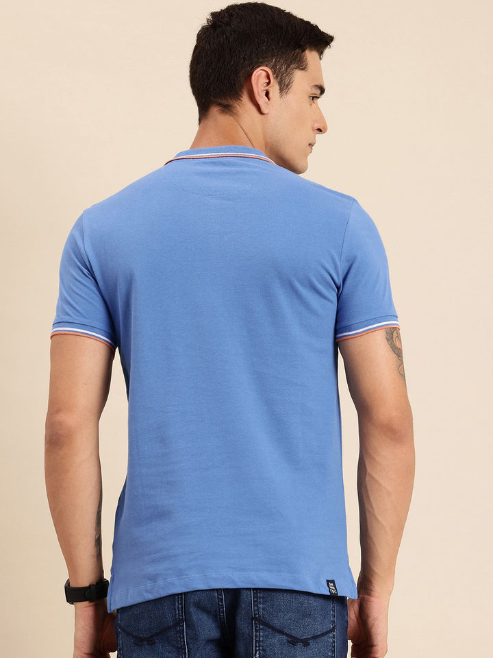 Being Human Polo Collar Pure Cotton T-shirt