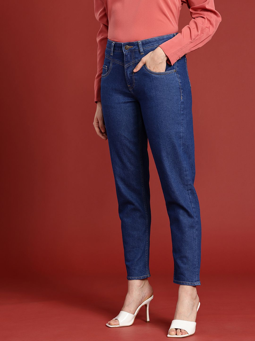 all about you Women Mom Fit Stretchable Jeans