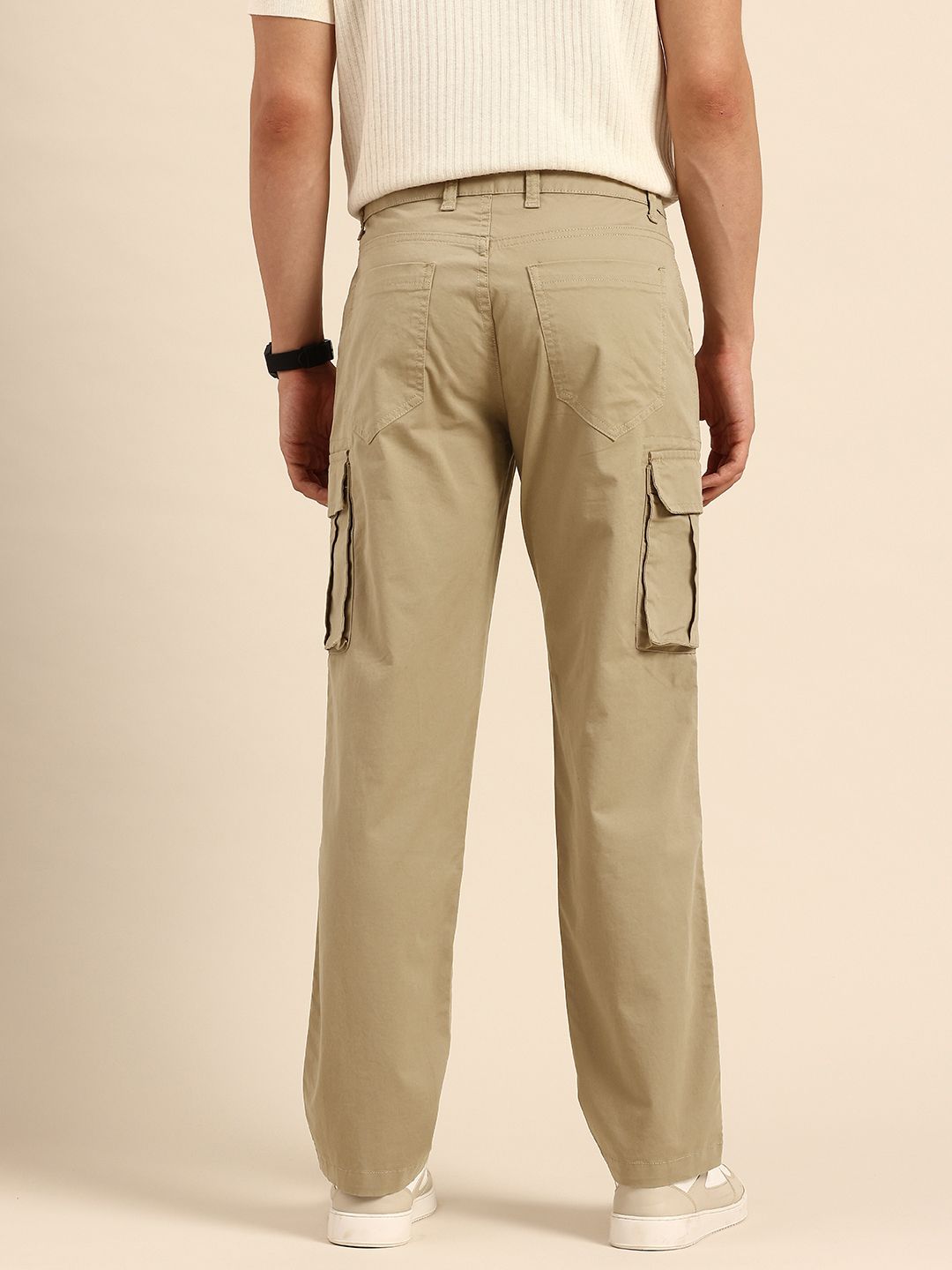 Being Human Men Slim Fit Cargos Trousers