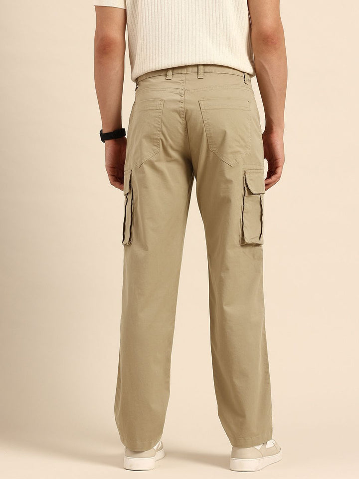 Being Human Men Slim Fit Cargos Trousers