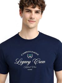 ADRO Men Typography Printed T-shirt