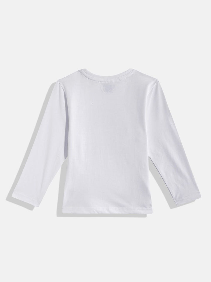 Happy Faces Girls Tom & Jerry Printed Pure Cotton T-shirt