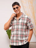 The Indian Garage Co Men Relaxed Fit Checked Resortwear Shirt