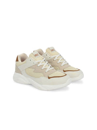 HRX by Hrithik Roshan Women Cream-Coloured Mesh Running Shoes