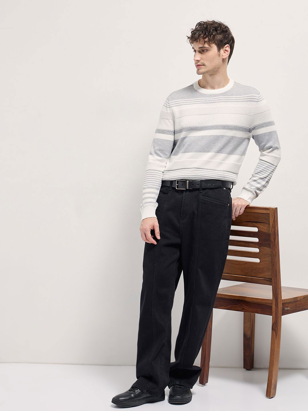 THE BEAR HOUSE Men Striped T-shirt
