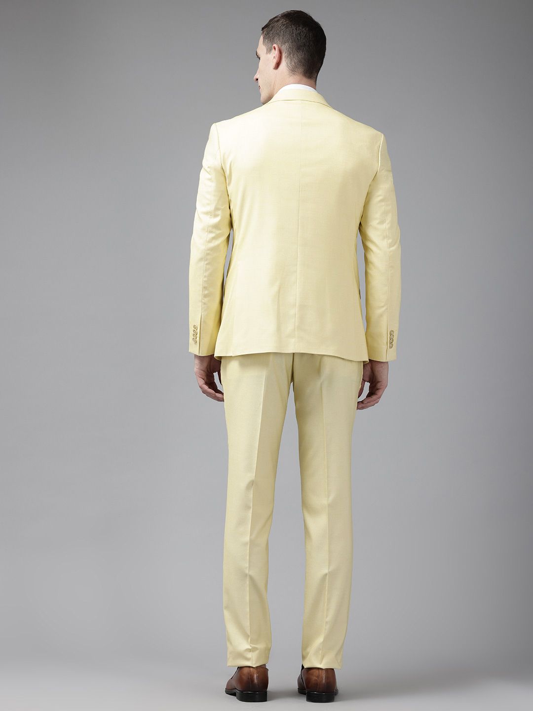 Park Avenue Notched Lapel Collar 2 Piece Formal Suit