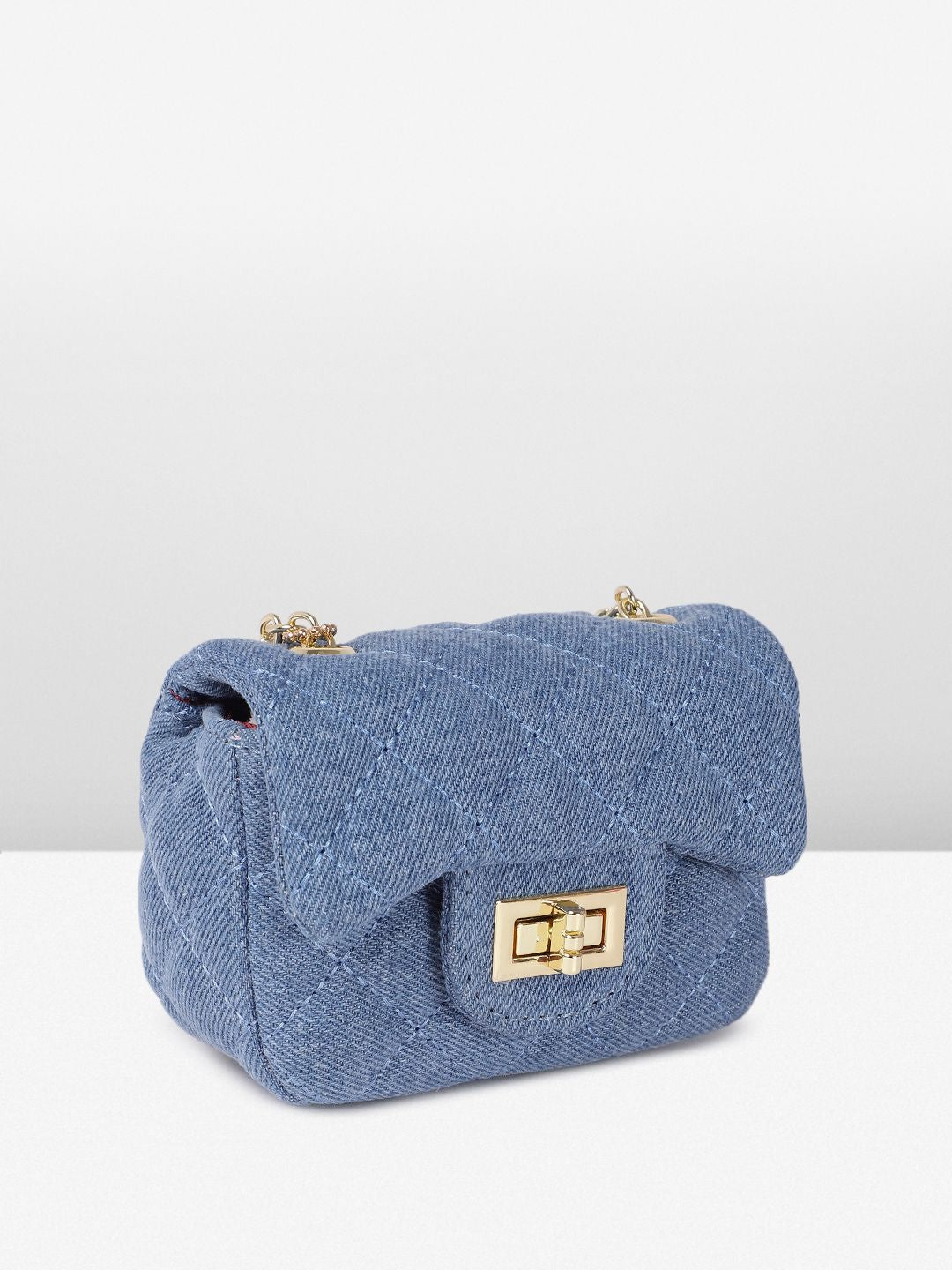 DressBerry Textured Miniature Sling Bag with Quilted