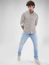 SPYKAR Men Slim Fit Geometric Printed Casual Shirt