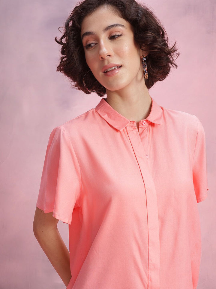 DressBerry Flared Sleeves Casual Shirt