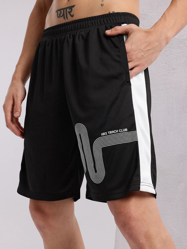 HRX by Hrithik Roshan Men Printed Reflective Rapid Dry Running Shorts